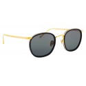 Linda Farrow - Occhiali da Sole Ovali 562 C1 - Nero - Linda Farrow Eyewear