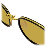 Linda Farrow - Occhiali da Sole Ovali 562 C13 - Nero - Linda Farrow Eyewear