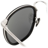 Linda Farrow - 562 C2 Oval Sunglasses - Black - Linda Farrow Eyewear