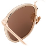 Linda Farrow - 562 C3 Oval Sunglasses - Clear - Linda Farrow Eyewear