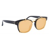 Linda Farrow - Occhiali da Sole Rettangolari 584 C1 - Neri - Linda Farrow Eyewear