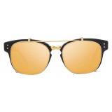 Linda Farrow - 584 C1 Rectangular Sunglasses - Black - Linda Farrow Eyewear