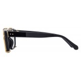 Linda Farrow - 584 C1 Rectangular Sunglasses - Black - Linda Farrow Eyewear