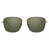 Linda Farrow - 559 C4 Aviator Sunglasses - Yellow Gold and Tortoiseshell - Linda Farrow Eyewear