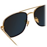 Linda Farrow - 559 C4 Aviator Sunglasses - Yellow Gold and Tortoiseshell - Linda Farrow Eyewear