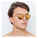 Linda Farrow - 559 C1 Aviator Sunglasses - Yellow Gold & Black - Linda Farrow Eyewear