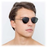 Linda Farrow - 739 C6 Aviator Sunglasses - Nickel & Black - Linda Farrow Eyewear