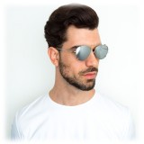 Linda Farrow - 646 C2 Oval Sunglasses - White Gold - Linda Farrow Eyewear