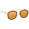Linda Farrow - Occhiali da Sole Quadrati 743 C2 - Neri - Linda Farrow Eyewear
