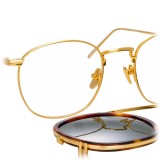 Linda Farrow - Occhiali da Sole Quadrati 743 C5 - Tartaruga - Linda Farrow Eyewear