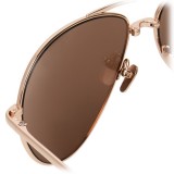 Linda Farrow - 518 C3 Aviator Sunglasses - Rose Gold - Linda Farrow Eyewear