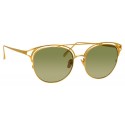 Linda Farrow - 682 C5 Aviator Sunglasses - Yellow Gold - Linda Farrow Eyewear