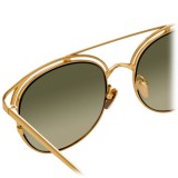 Linda Farrow - 682 C5 Aviator Sunglasses - Yellow Gold - Linda Farrow Eyewear