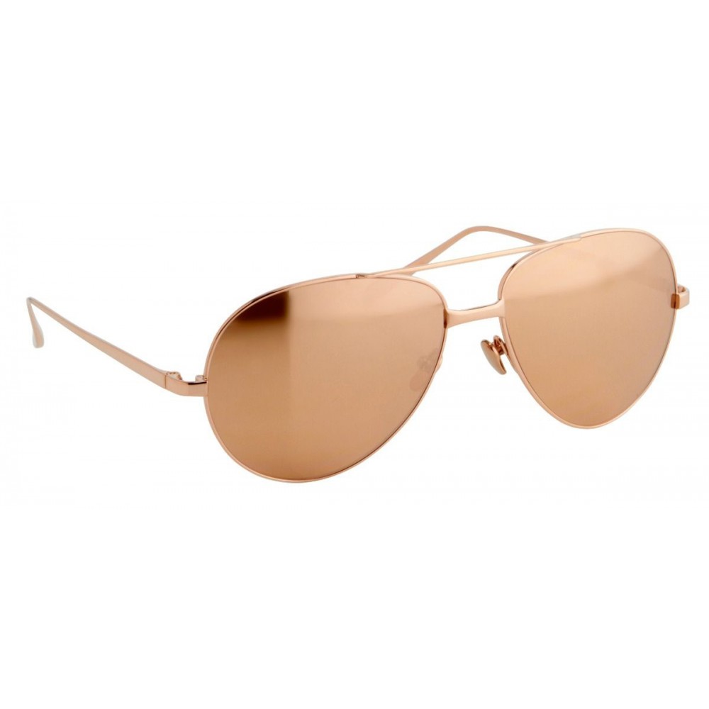Camaro Oversized Sunglasses in Rose Gold by LINDA FARROW – LINDA FARROW  (INT'L)
