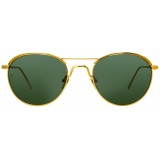 Linda Farrow - Occhiali da Sole Ovali 623 C5 - Oro Giallo - Linda Farrow Eyewear