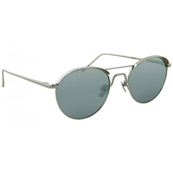 Linda Farrow - 623 C2 Oval Sunglasses - White Gold - Linda Farrow Eyewear