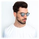 Linda Farrow - 623 C2 Oval Sunglasses - White Gold - Linda Farrow Eyewear