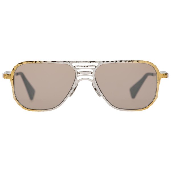 Kuboraum - Mask H54 - Gold Silver - H54 GS - Sunglasses - Kuboraum Eyewear
