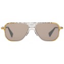 Kuboraum - Mask H54 - Gold Silver - H54 GS - Sunglasses - Kuboraum Eyewear