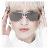 Kuboraum - Mask H54 - Gold Silver - H54 GS - Sunglasses - Kuboraum Eyewear