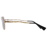 Kuboraum - Mask H54 - Gold Silver - H54 GS - Sunglasses - Kuboraum Eyewear