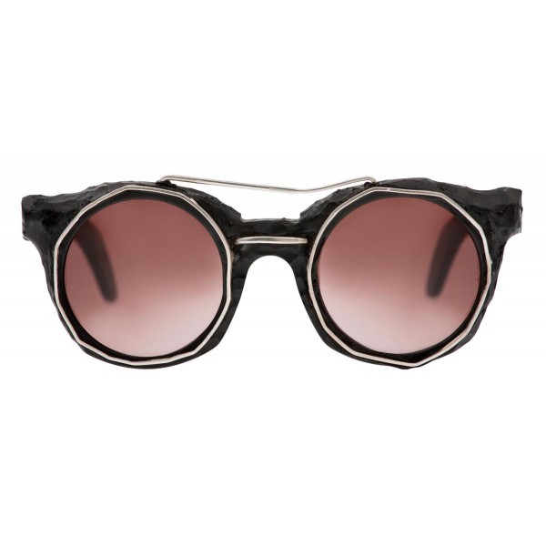 Kuboraum - Mask U6 - Black & Silver - U6 BM LU - Sunglasses - Kuboraum Eyewear