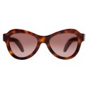 Kuboraum - Mask Y2 - Havana - Y2 HS - Sunglasses - Kuboraum Eyewear