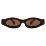 Kuboraum - Mask Y5 - Brown - Y5 HBS - Sunglasses - Kuboraum Eyewear