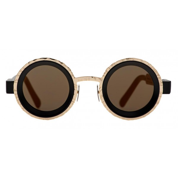 Kuboraum - Mask Z3 - Black Matt & Gold - Z3 GD - Sunglasses - Kuboraum Eyewear