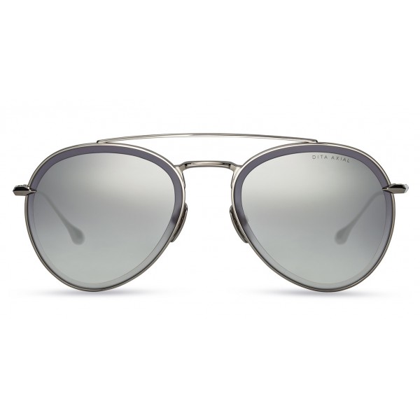 DITA Sunglasses New AXIAL Silver Grey Grey Mirror DTS502-57-01 51 17 145 