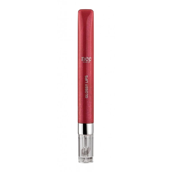 Nee Make Up - Milano - Glossy Lips Sea Coral Holo - Pura Vida - Semi-Transparent Gloss - Lips - Professional Make Up