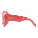 Emilio Pucci - Occhiali da Sole Rotondi Rosa - 46592169IT - Occhiali da Sole - Emilio Pucci Eyewear