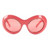 Emilio Pucci - Pink Round Sunglasses - 46592169IT - Sunglasses - Emilio Pucci Eyewear