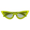 Kuboraum - Mask Y3 - Green - Y3 GREEN - Sunglasses - Kuboraum Eyewear