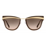 Prada - Prada Cinéma - Pale Gold Sand Cat Eye Sunglasses - Prada Cinéma Collection - Sunglasses - Prada Eyewear