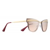 Prada - Prada Cinéma - Pale Rose Gold Sand Cat Eye Sunglasses - Prada Cinéma Collection - Sunglasses - Prada Eyewear