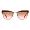 Prada - Prada Cinéma - Cocoa & Pale Gold Cat Eye Sunglasses - Prada Cinéma Collection - Sunglasses - Prada Eyewear