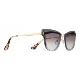 Prada - Prada Cinéma - Black & Pale Gold Cat Eye Sunglasses - Prada Cinéma Collection - Sunglasses - Prada Eyewear