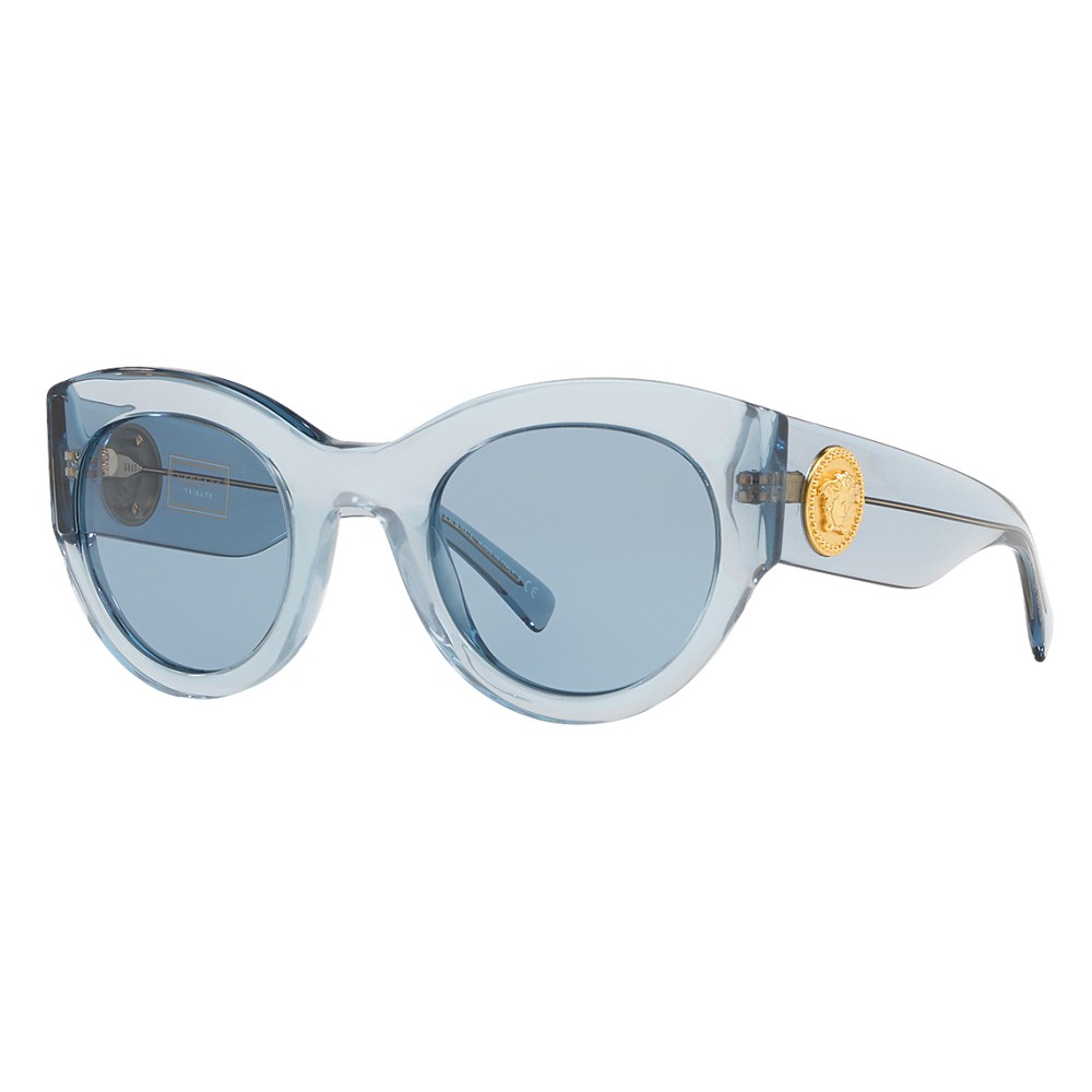 versace blue eyeglass frames