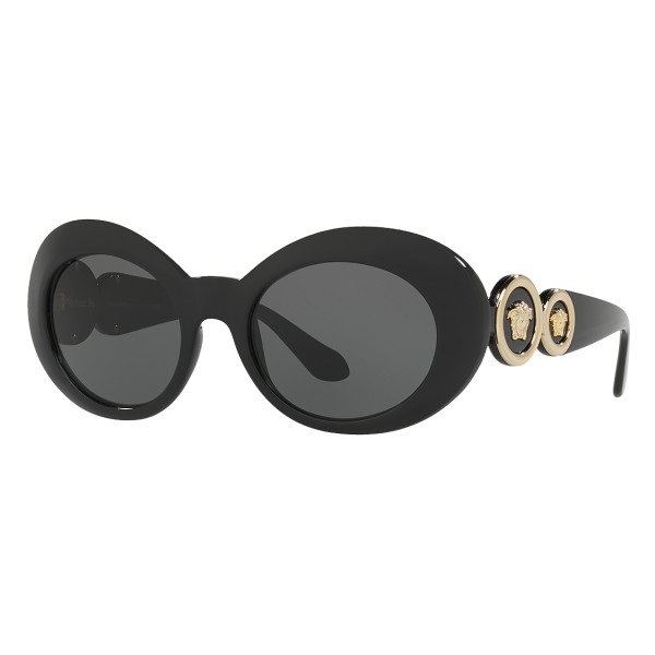 Versace - Sunglasses Versace Medusa 69 Ovals - Black - Sunglasses - Versace Eyewear