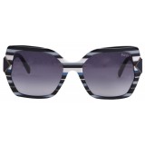 Emilio Pucci - Blue Square Sunglasses - 46549537VR - Sunglasses - Emilio Pucci Eyewear