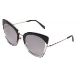 Emilio Pucci - Grey Cat-Eye Sunglasses - 46549544EA - Sunglasses - Emilio Pucci Eyewear