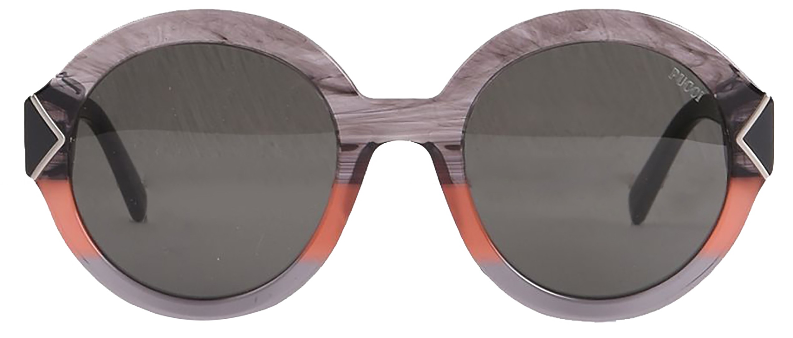 Emilio Pucci - Grey Round Sunglasses - 46576916GQ - Sunglasses - Emilio  Pucci Eyewear - Avvenice