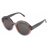 Emilio Pucci - Grey Round Sunglasses - 46549553QU - Sunglasses - Emilio Pucci Eyewear