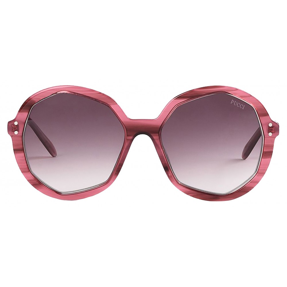 Emilio Pucci - Grey Round Sunglasses - 46576916GQ - Sunglasses - Emilio  Pucci Eyewear - Avvenice