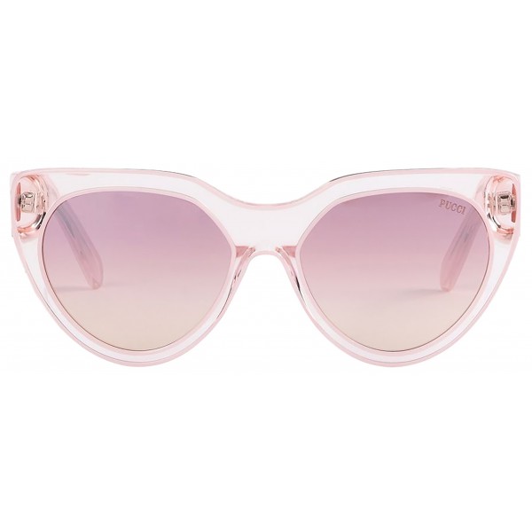 Emilio Pucci - Transparent Cat-Eye Sunglasses - 46576931KI - Sunglasses - Emilio Pucci Eyewear