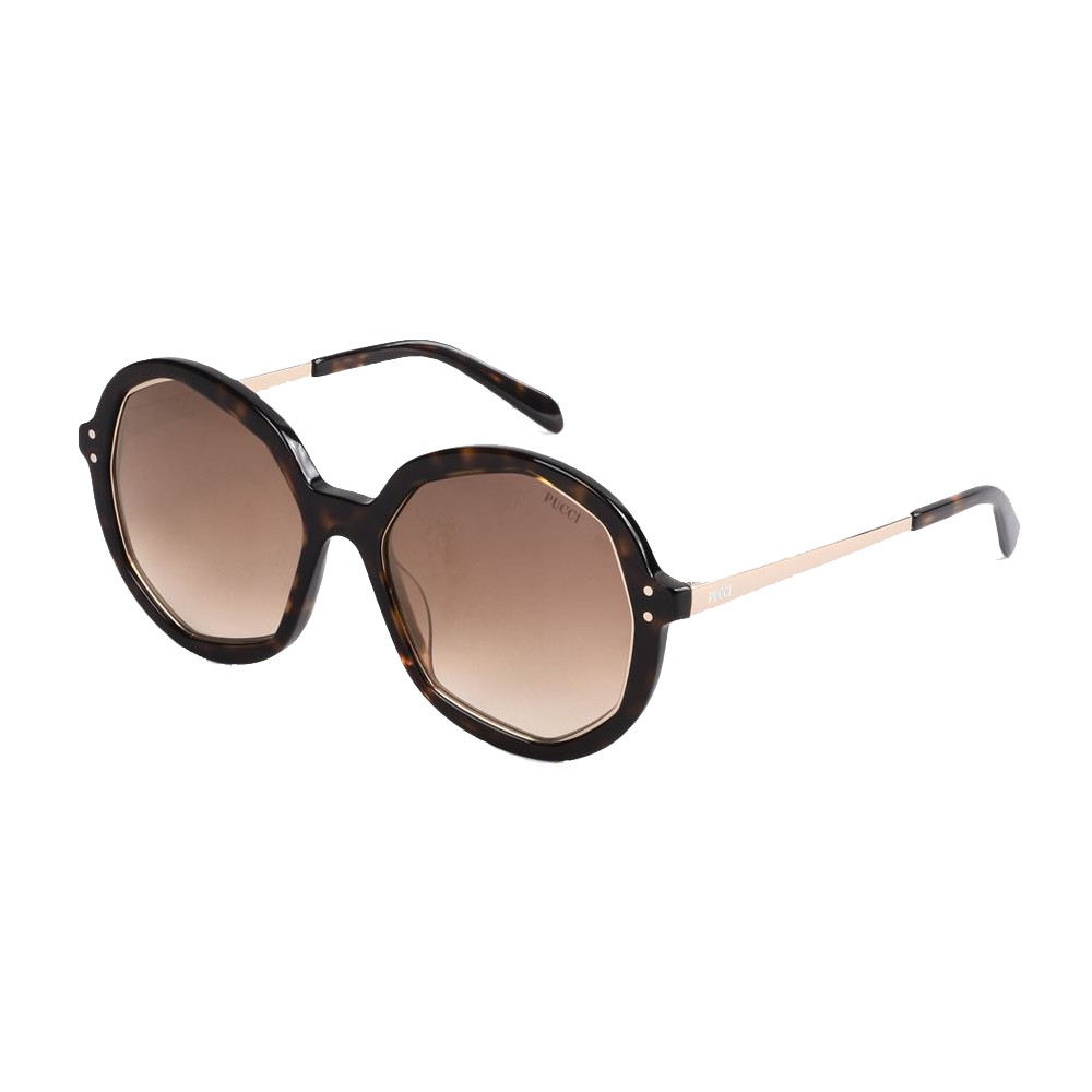 Emilio Pucci - Black Round Sunglasses - 46549546RU - Sunglasses - Emilio  Pucci Eyewear - Avvenice