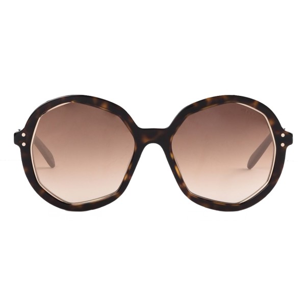 Emilio Pucci - Grey Round Sunglasses - 46576916GQ - Sunglasses - Emilio  Pucci Eyewear - Avvenice