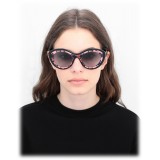 Emilio Pucci - Havana Cat-Eye Sunglasses - 46576935EV - Sunglasses - Emilio Pucci Eyewear