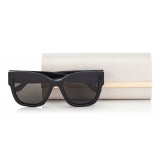 Jimmy Choo - Roxie - Black Oversized Sunglasses with Star Detailing - Sunglasses - Jimmy Choo Eyewear